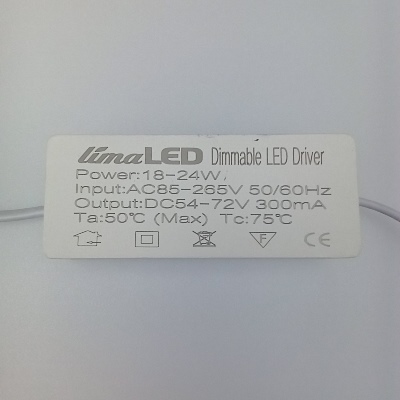 Димиращ се Драйвър за LED Осветителни тела с мощност от 18 до 24W