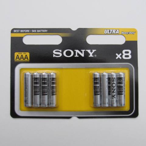 Батерии SONY - AAA R03 1.5V - Блистер 8бр.