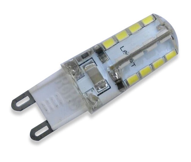 G9 LED Лампа 220V 3W Топло Бяла Светлина 3000K [264-LED-3W-G9-WW]