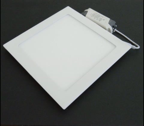24W LED Панел за Вграждане Квадратен - Студено Бяла Светлина 6500К