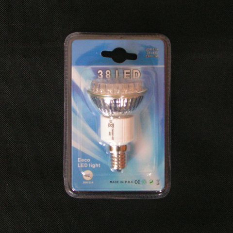 LED Лампи 3W - 220v - E14 Малка Фасунга [177-LED-03w-38ps-E14-220v]