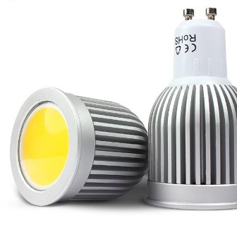3W LED Луничка GU10 Студена Светлина 6000К Термопластик