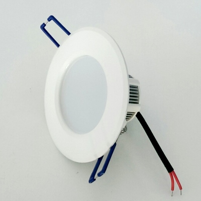 LED SMD Луна за Вграждане 2W - Студена Светлина 6000К PVC Корпус