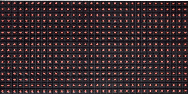 Червен LED Панел P10- 32x16 - IP20 - HUB12 [1452-Red-Panel-P10-32x16-IP20]