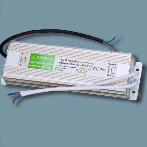 IP68 Влагозащитено LED ЗАХРАНВАНЕ 12v 12A 150w