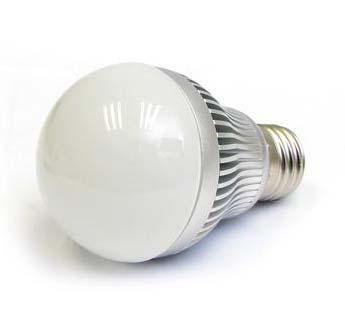 7W LED Крушка 220V Е27 Топло Бяла Светлина Алуминиев Корпус - Кликнете на изображението, за да го затворите