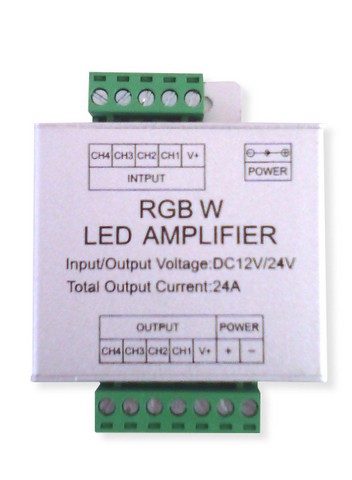 Усилвател за RGBW LED Ленти до 288W - Кликнете на изображението, за да го затворите