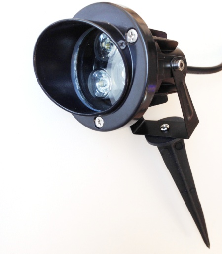 3W LED Градински Прожектор с Колче - 12V - Кликнете на изображението, за да го затворите