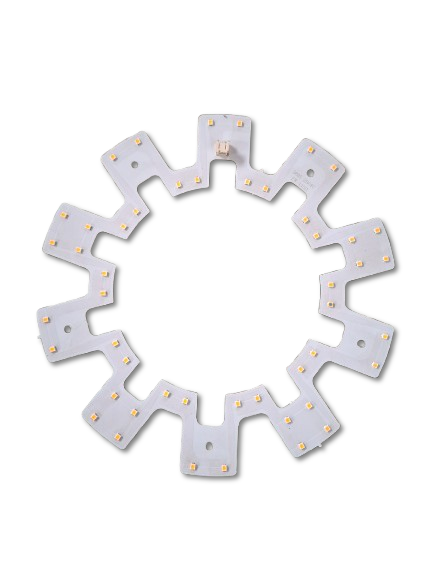 18W LED Светодиодна Платка за Плафони 3000K Топло Бяла Светлина - Модел 1 (2.30€)