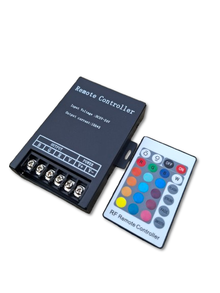 360W LED Контролер за RGB Лента RF Дистанционно Управление 24 Бутона (12.73€ )