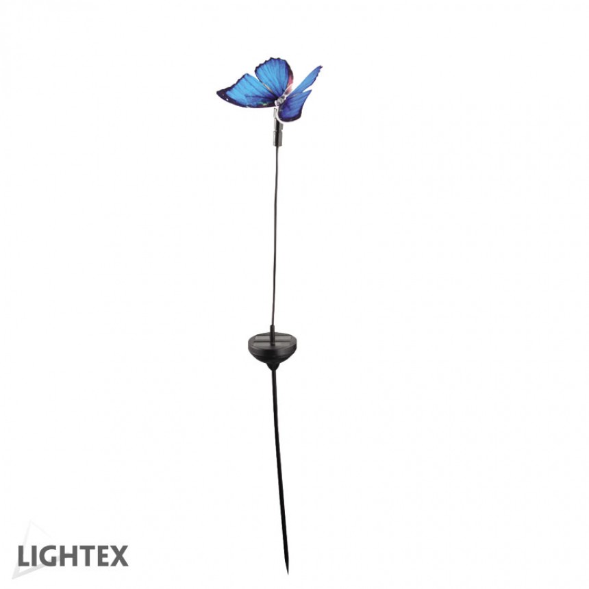 LED Соларна Пеперуда RGB FLY 0.1W IP44 Lightex - Кликнете на изображението, за да го затворите