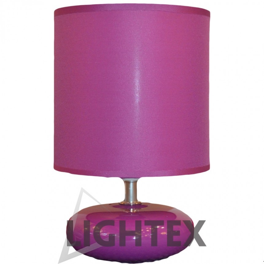 Настолна лампа керамика ZUMBA 1xE14 130x200 mm Lightex - Лилава