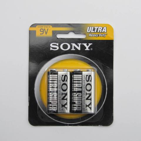 Батерии SONY - 6F22 9V - Блистер 2бр.