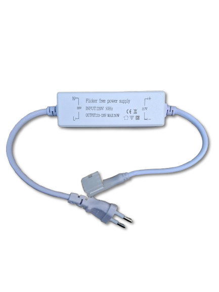 Захранващ Конектор с кабел за COB ленти на 220V (1.79€)
