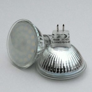 5W LED Луничка G5.3 12V Бяла Светлина 4500К HI POWER