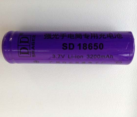 Резервна Батерия за Акумулаторни Фенери - SD18650 3,7V Li-ion 3200mAh