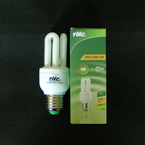 Енергоспестяващи крушки NVC 8W=40W - 4300K Чисто Бяла Светлина