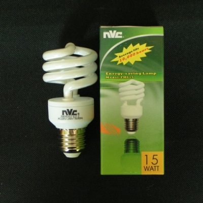 Енергоспестяващи крушки NVC 15W=75W - 4300K Чисто Бяла Светлина