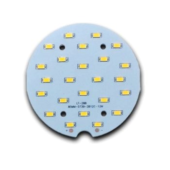12W LED Светодиодна Платка 3000K Топло Бяла Светлина - Кръгла 12W LED Светодиодна Платка 3000K Топло Бяла Светлина - Кръгла