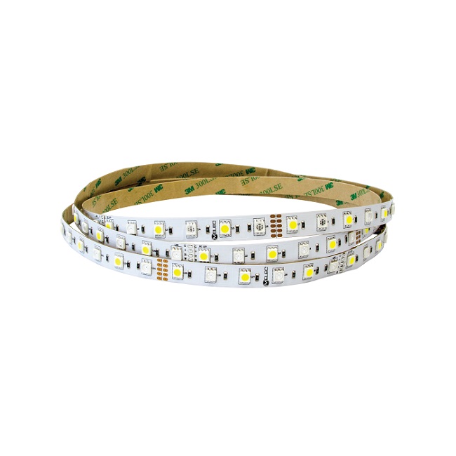 RGB+W 3000K LED Лента 5 метра 300 leds SMD5050 72W 10mm 4.98лв 60 LEDs 14.4W на Метър - Кликнете на изображението, за да го затворите