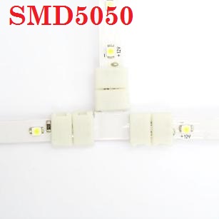 T - Конектор за Едноцветна LED Лента SMD5050 и SMD5630