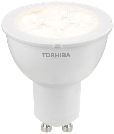 5W GU10 LED Луничка TOSHIBA Топло Бяла Светлина 3000К