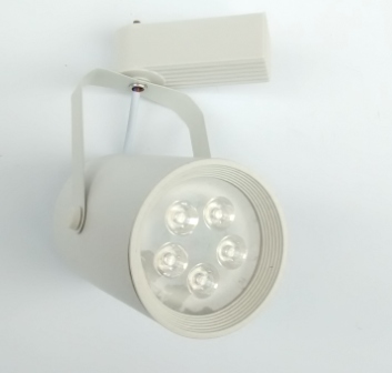 5W Бял Релсов Прожектор Топлo Бяла Светлина 3000K - Кликнете на изображението, за да го затворите