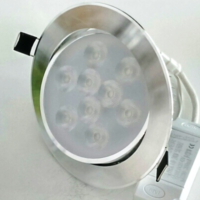 ЛЕД Луни за Вграждане 9W - Студена Светлина 6500К - Кликнете на изображението, за да го затворите