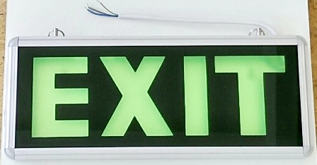 LED табелка - EXIT за Евакуационно осветление - Кликнете на изображението, за да го затворите