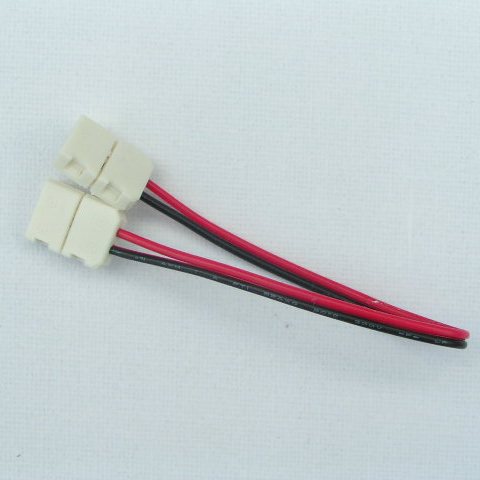 Конектор с кабел за едноцветна LED Лента SMD5050 и SMD5630 - Кликнете на изображението, за да го затворите