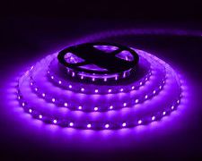 Комплект Лилава UV LED Лента 5 метра 300 leds SMD2835 24W + Димер и Захранване - Кликнете на изображението, за да го затворите
