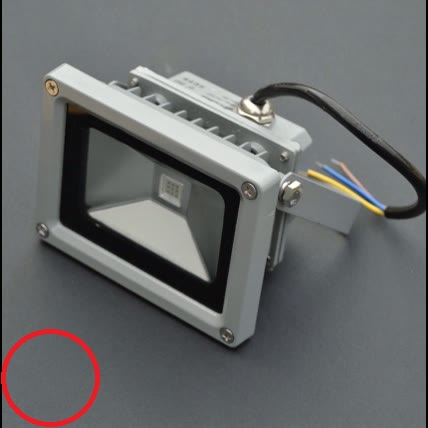 10W Червен SMD LED Прожектор - Кликнете на изображението, за да го затворите