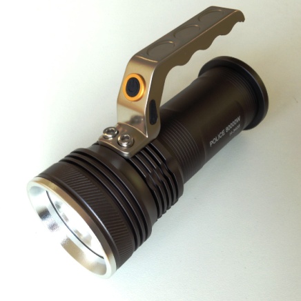 Мощен Акумулаторен LED Фенер 8W с Ръкохватка - Кликнете на изображението, за да го затворите