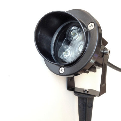 3W LED Градински Прожектор с Колче - 12V - Кликнете на изображението, за да го затворите