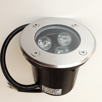 3W LED Спот за Вграждане в Земя - 220V