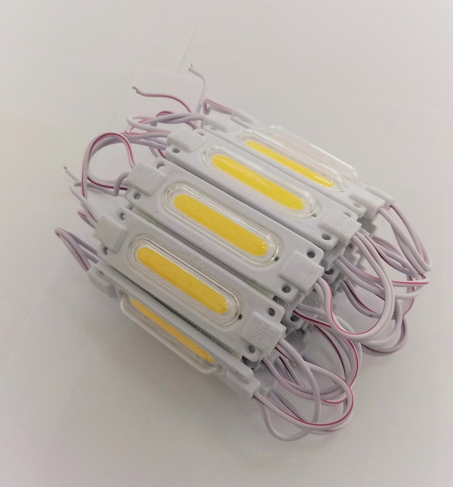 1W 12V COB LED Светодиоден модул IP65 - 4500К Неутрално Бялa Светлина - Кликнете на изображението, за да го затворите