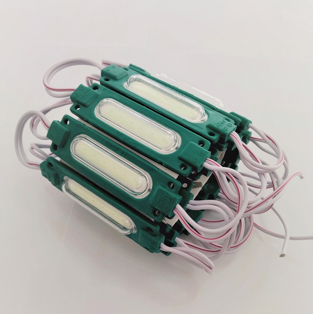 1W 12V COB LED Светодиоден модул IP65 - Зелен